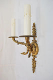 Elegant pair of French Empire style sconces