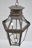 Elegant French 1920's brass lantern