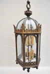 Rare and Very large bronze/cast iron lantern