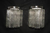 Elegant large pair of Murano sconces