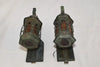 Rare pair of 1930's copper outdoor sconces