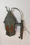 Rare pair of 1930's copper outdoor sconces