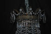 Rare large 1920's beads/crystals chandelier