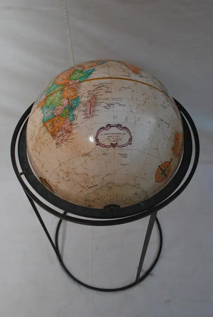 1970's rotating replogle world globe