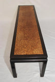 Elegant large coffee table design by Edward Wormley with Cork top