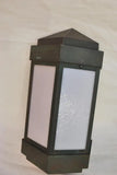 Rare large pair of Art deco out door copper sconces