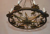 Rare French 1920's bronze chandelier