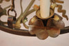 Rare French 1920's bronze chandelier