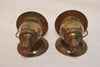 Cute little pair of 1940's brass outdoor sconces