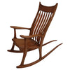 Sexy and elegant all hands crafted rocking chair in the style of sam Maloof