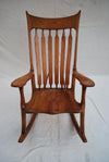 Sexy and elegant all hands crafted rocking chair in the style of sam Maloof