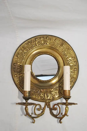 Elegant pair of late 19 TH century French sconces