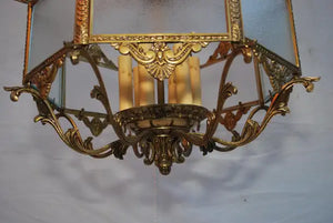 Elegant 1940's brass lantern