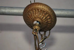 Elegant 1940's brass lantern