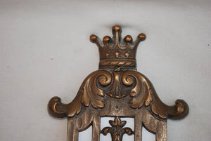 Beautiful and rare Large 1920's bronze sconces