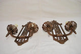 Beautiful and rare Large 1920's bronze sconces