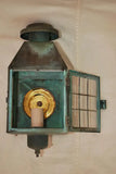 Pair of 1940's brass outdoor sconces ( we have another pair but bigger )