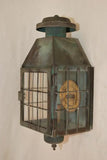 Pair of 1940's brass outdoor sconces ( we have another pair but bigger )
