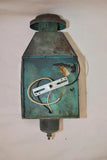 Pair of 1940's brass outdoor sconces ( we have another pair but bigger )