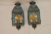 Pair of 1940's brass outdoor sconces ( we have another pair but bigger )