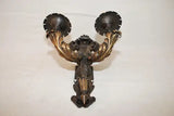 A beautiful large and rare 1920's French wrought iron sconces