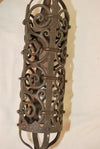 Elegant pair of 1940's brass outdoor sconces