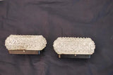 Sexy pair of French 1960's sconces/ceiling light