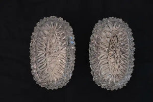Sexy pair of French 1960's sconces/ceiling light