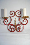 Pair of French 1930's wrought iron sconces