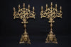 Large pair of french Late 19 th Century candelabra