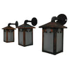Pair of 1920's copper outdoor sconces ( IT IS ONLY ONE PAIR