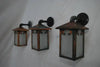 Pair of 1920's copper outdoor sconces ( IT IS ONLY ONE PAIR