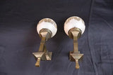 Pair of outdoor/indoor Art and crafts sconces