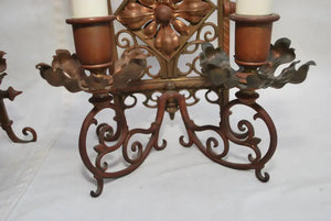 Beautiful pair of French late 19th Century bronze sconces