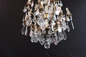 beautiful French 1940's crystal chandelier