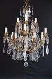 beautiful French 1940's crystal chandelier