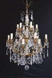 beautiful French 1940's crystal chandelier