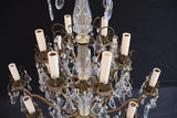 beautiful French 1940's crystal chandelier
