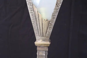 Rare pair of Art deco floor lamps