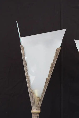 Rare pair of Art deco floor lamps