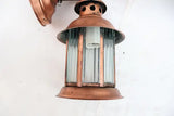 Pair of 1920's copper outdoor/indoor sconces