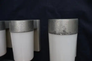 very rare set of six 1950's outdoor/indoor sconces design by prescolite CA