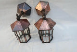 Pair of 1920's copper outdoor/indoor sconces