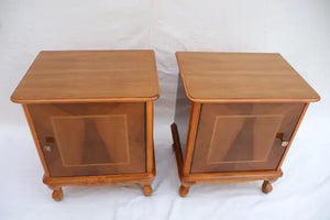 Rare pair of 1939 night stand/ side table from Russia