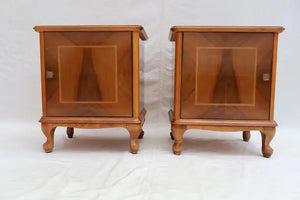 Rare pair of 1939 night stand/ side table from Russia