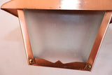 Pair of 1950's copper outdoor/indoor sconces