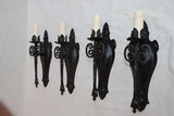 Set of four 1920's sconces ( Spanish style )