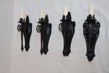 Set of four 1920's sconces ( Spanish style )