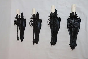 Set of four 1920's sconces ( Spanish style )
