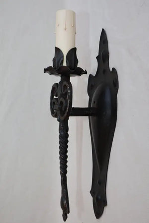 Set of four 1920's sconces ( Spanish style )